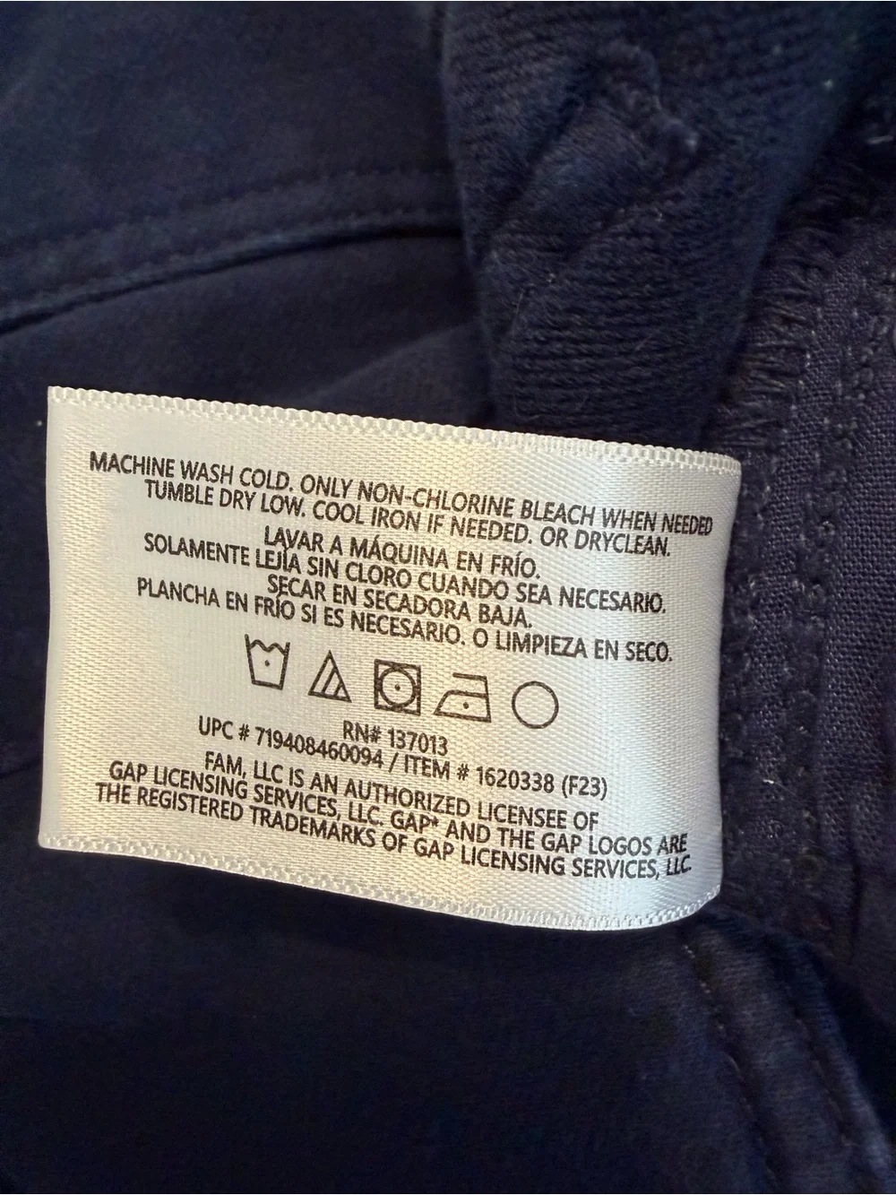 Banana Republic navy pants cotton 40x32